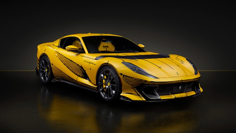 Ferrari, all'asta una 812 Competizione dallo stile unico