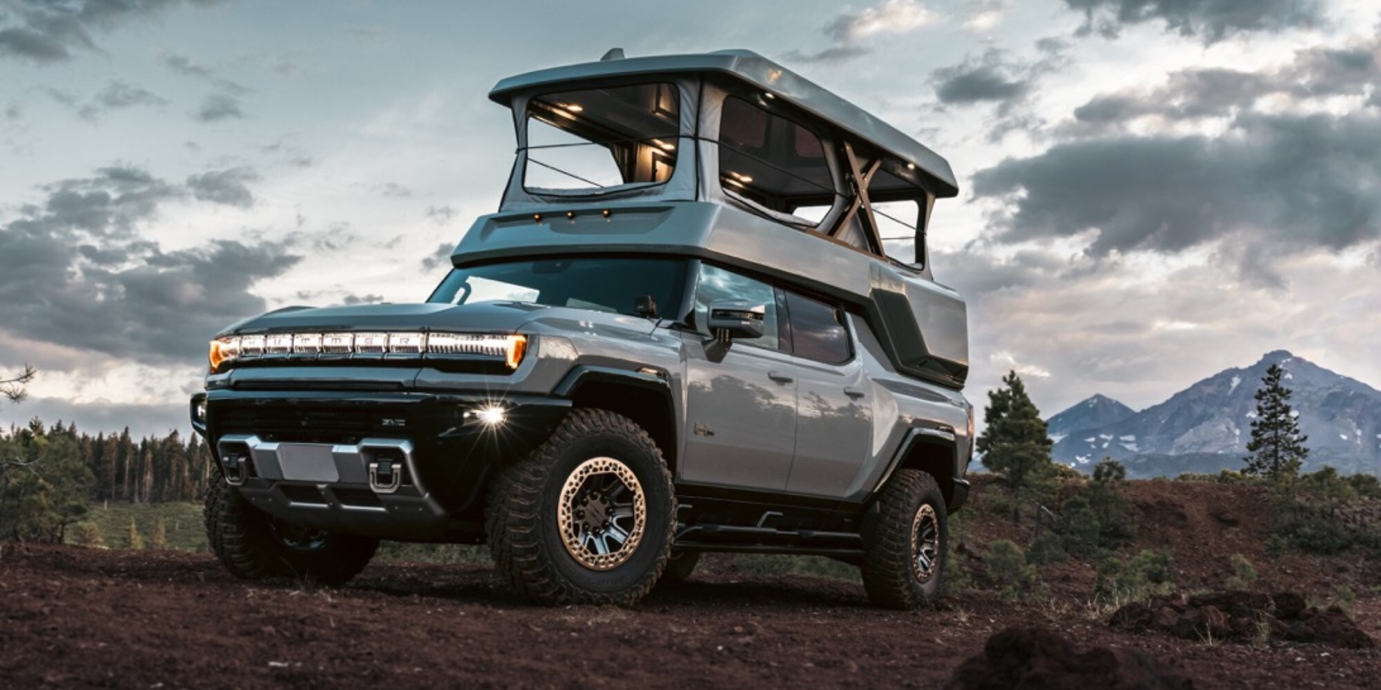 GMC Hummer Earthcruiser, colosso elettrico da campeggio