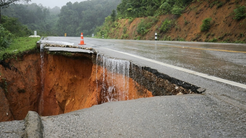 Maltempo in Italia, strade chiuse per frane e allagamenti