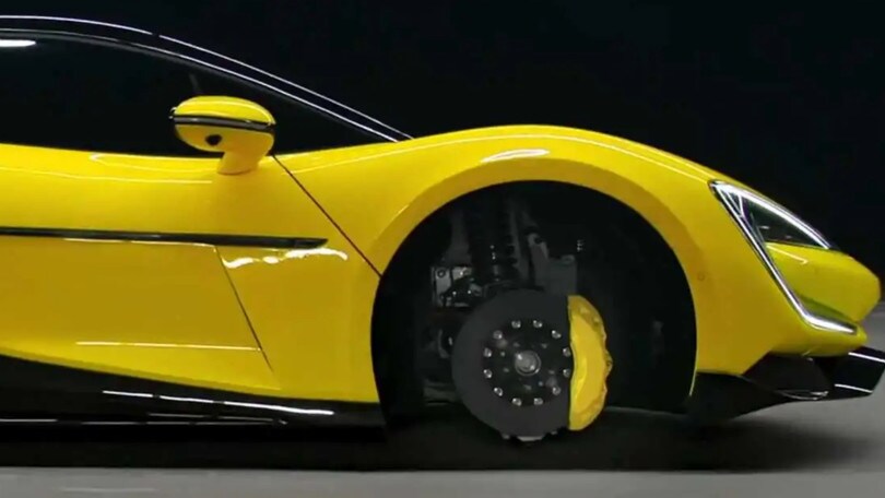 La supercar elettrica che può correre su tre ruote