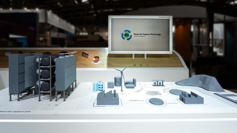 Porsche vuole realizzare biocarburanti estraendo CO2 dall'aria