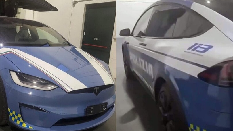 Una Tesla per la Polizia italiana: arriva la Model X Plaid