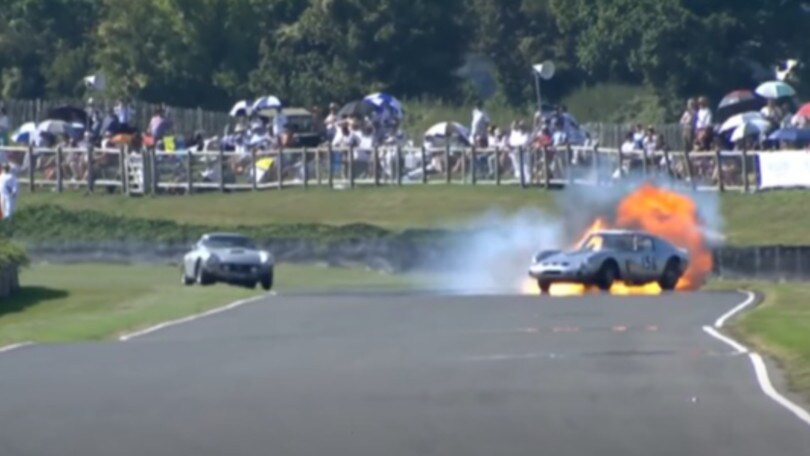 Ferrari 250 GTO, a fuoco un esemplare da 65 milioni di euro