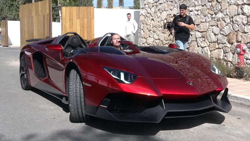 Lamborghini Aventador J, la one-off avvistata in Spagna VIDEO