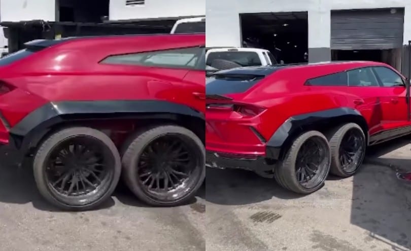 Avete mai visto una Lamborghini Urus a sei ruote?