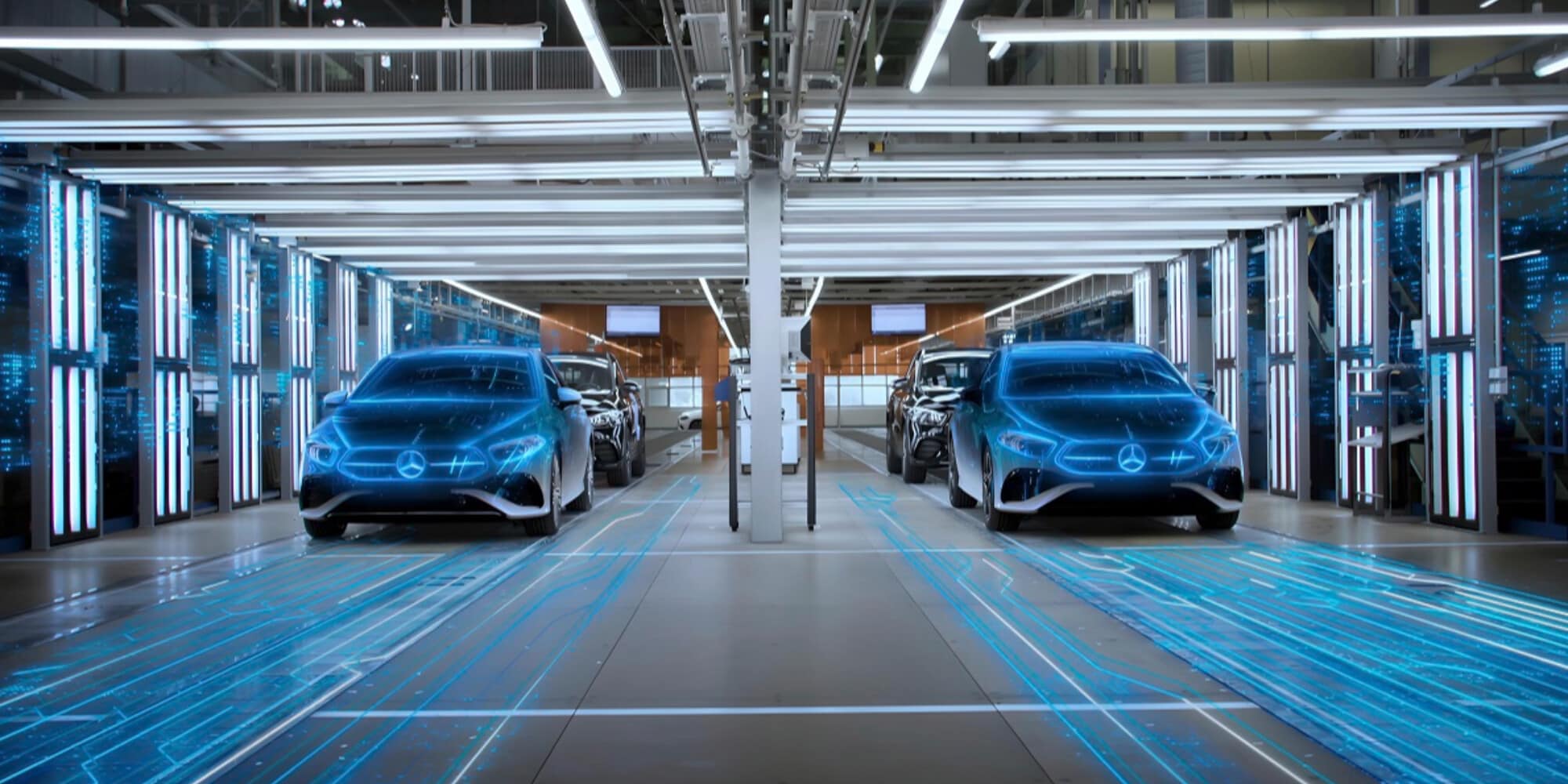 Mercedes, una "fabbrica" virtuale per le future auto elettriche