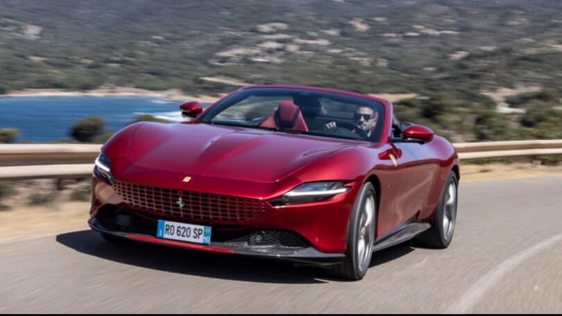 Ferrari Roma Spider, il primo test della spider che è una svolta