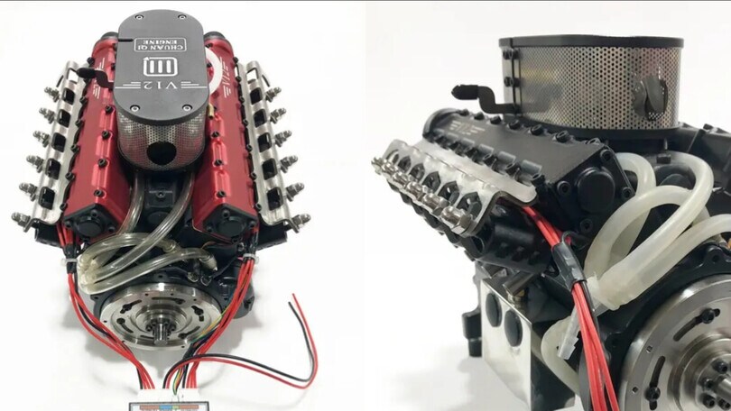Youtuber si costruisce in casa un V12 da 50 cc!
