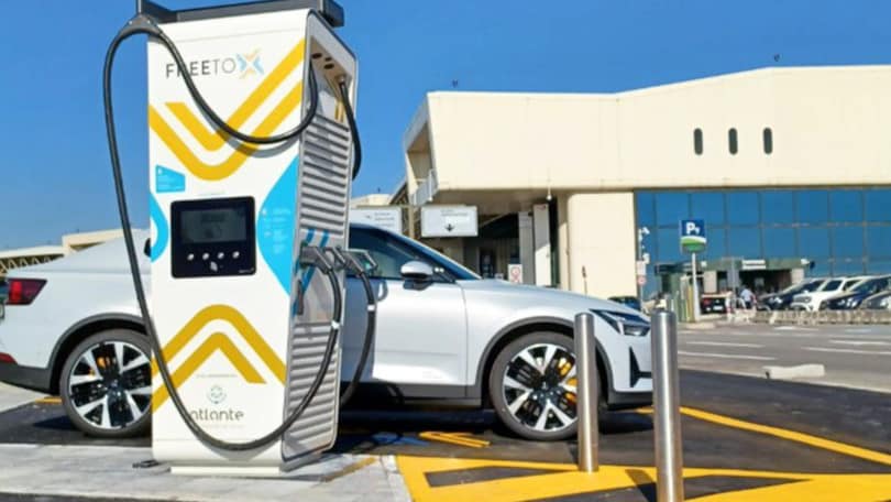 Free To X porta la ricarica ultrafast all'aeroporto di Malpensa