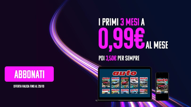 Auto, promo Abbonamento Mensile Digitale: i primi 3 mesi a soli 0,99€!