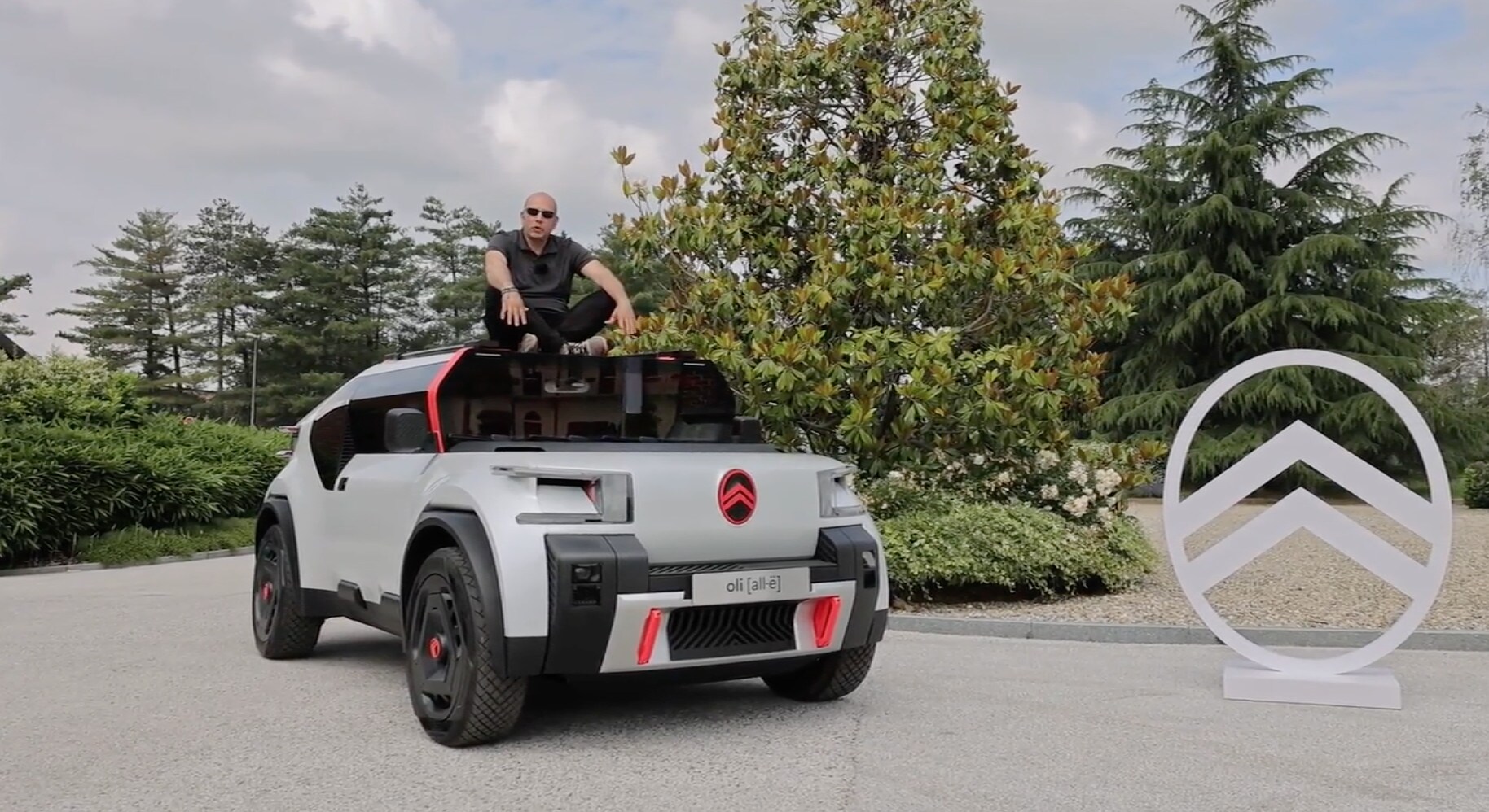Citroën Oli, la prova a Balocco della concept elettrica