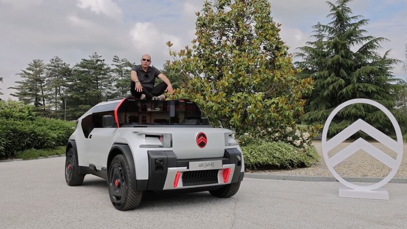 Citroën Oli, la prova a Balocco della concept elettrica