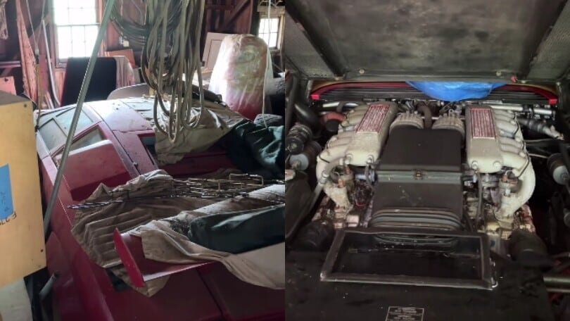 Una Ferrari e una Lamborghi preziosissime dimenticate in un container