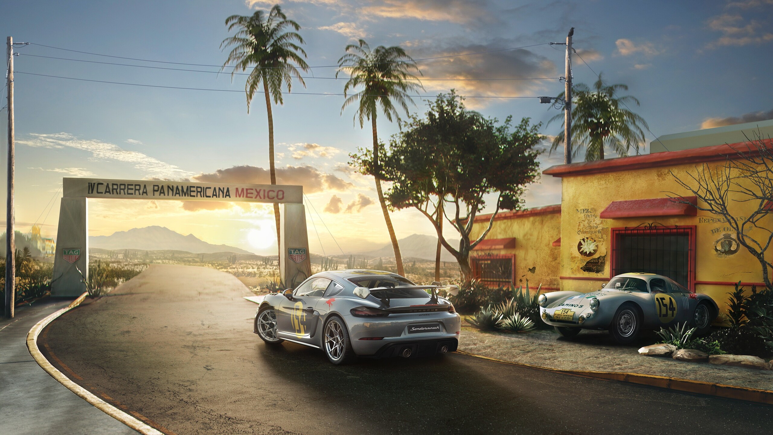 Porsche 718 Cayman GT4 RS, due esemplari celebrano la Carrera Panamericana: tutte le foto