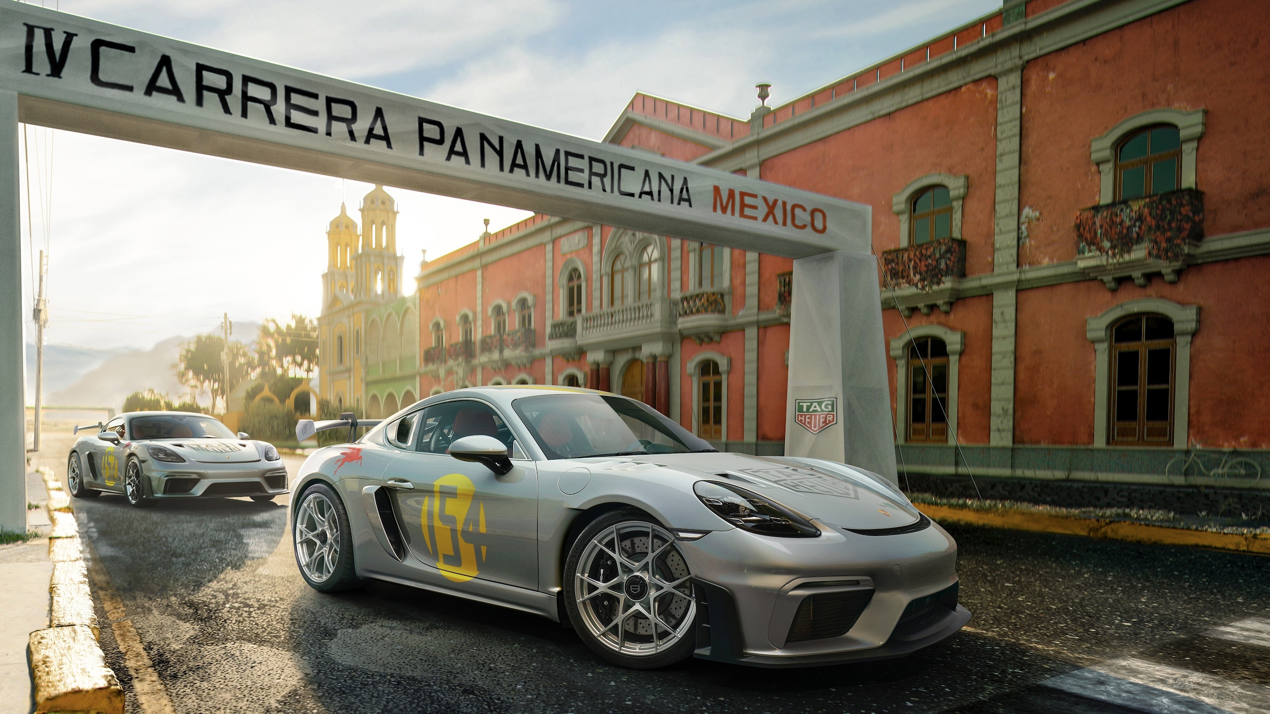 Porsche 718 Cayman GT4 RS, due esemplari celebrano la Carrera Panamericana: tutte le foto