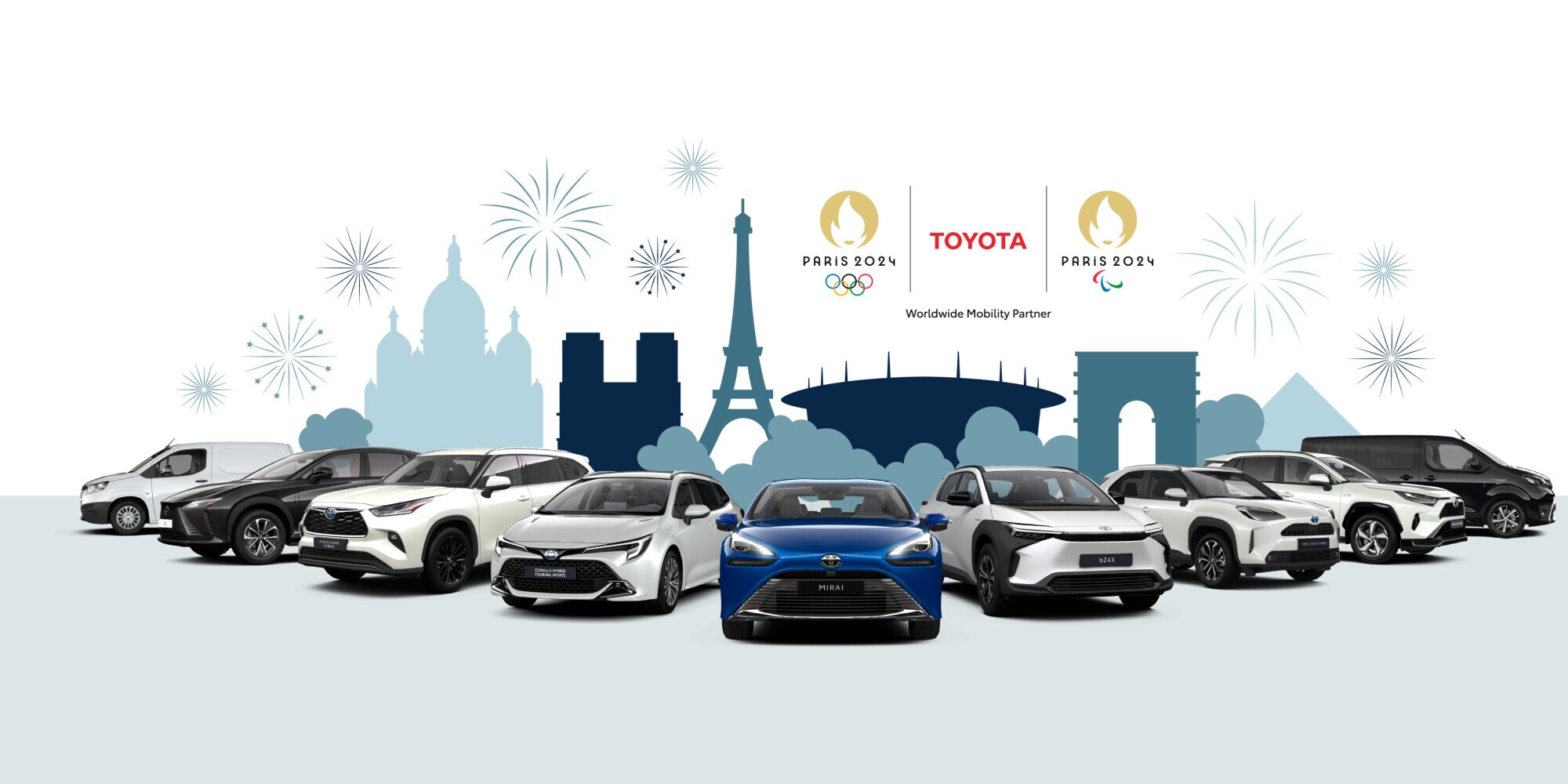 Olimpiadi Parigi 2024, con Toyota mobilità sostenibile per tutti