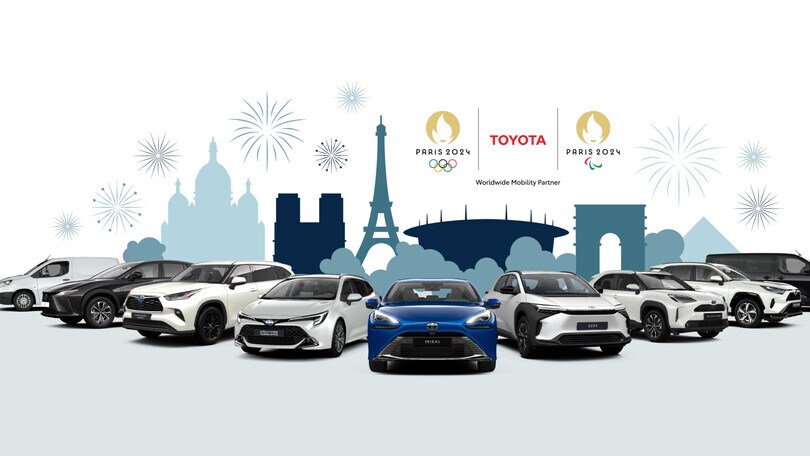 Olimpiadi Parigi 2024, con Toyota mobilità sostenibile per tutti
