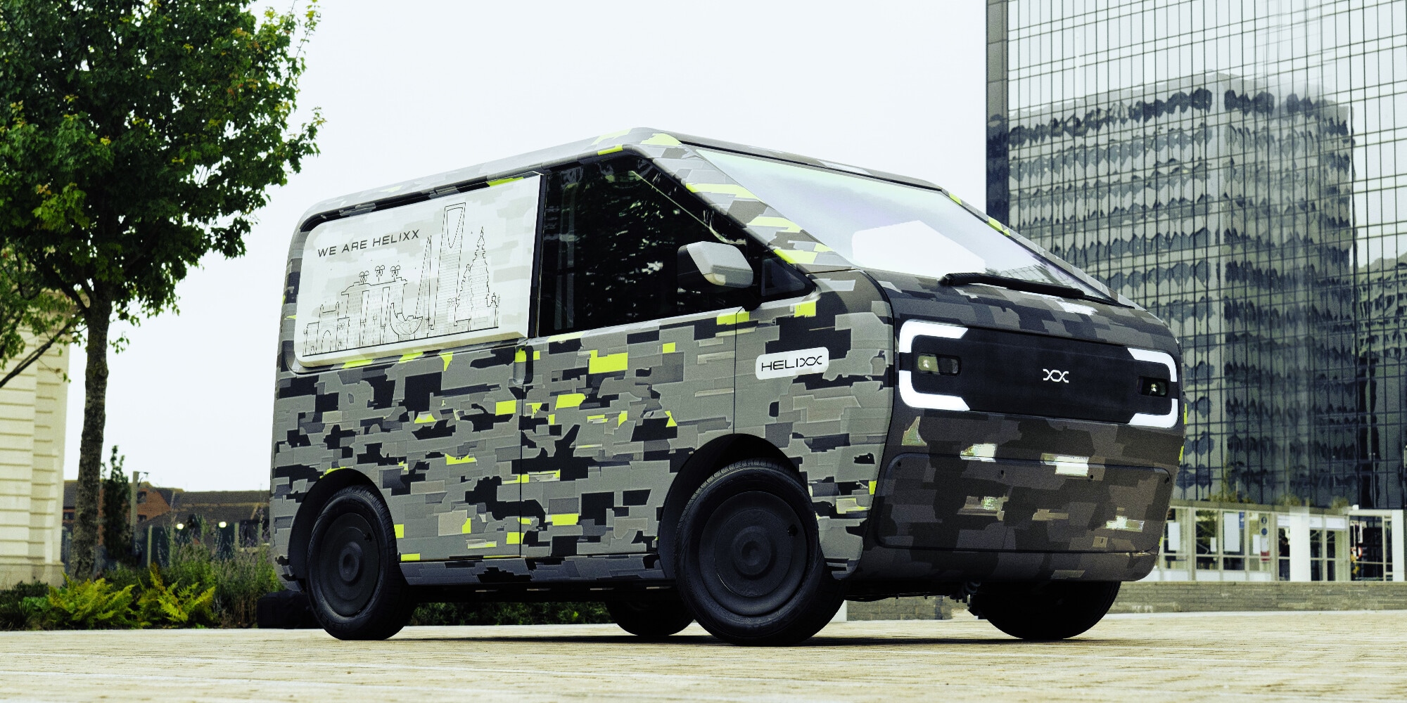 Helixx, minivan elettrico compatto e sostenibile