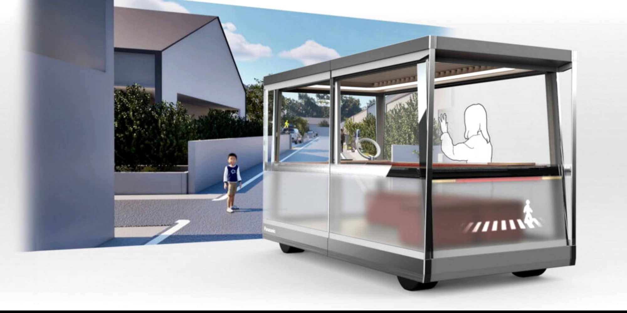 Panasonic Mobile Living Room, salotto su ruote a guida autonoma