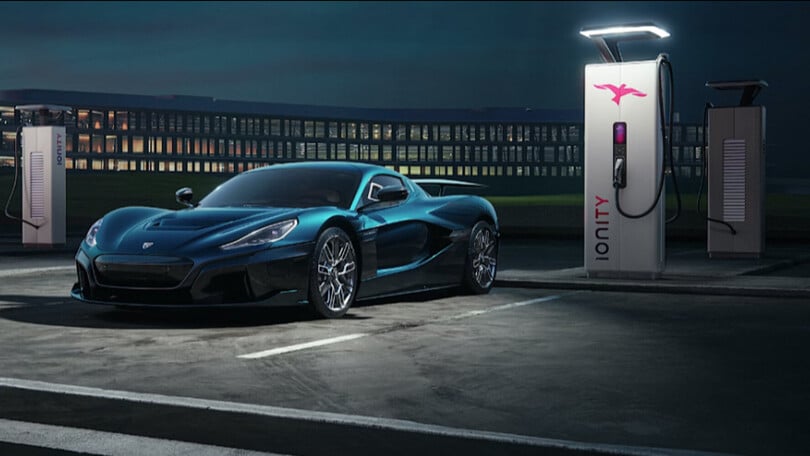 Rimac Nevera, 8 anni di ricarica gratis con Ionity