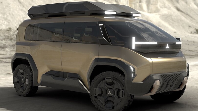 Mitsubishi D:X Concept, stile da rover lunare e motore PHEV