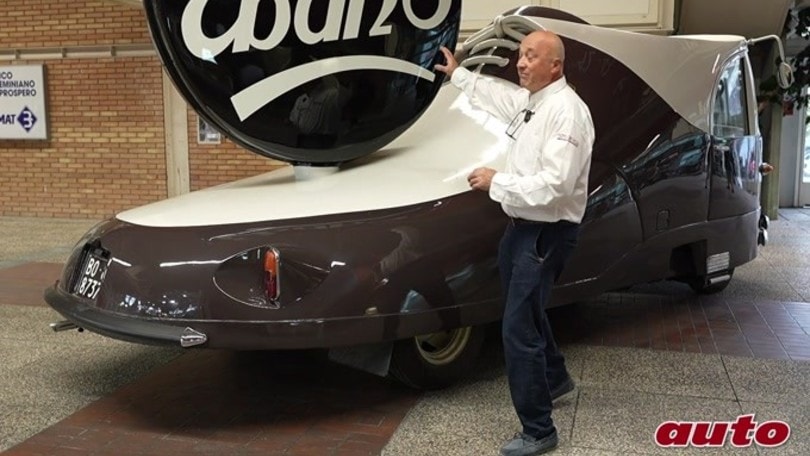 La stranissima Auto Scarpa ad Auto e Moto d'Epoca