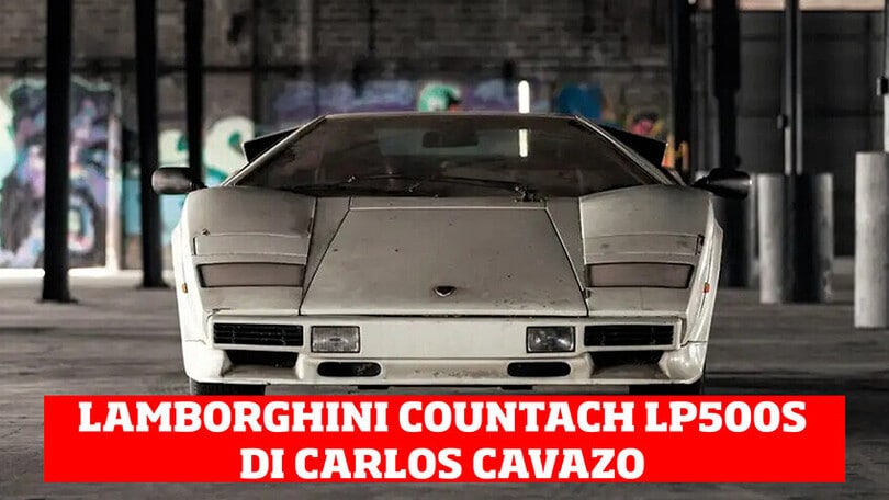 La Lamborghini Countach LP500S di Carlos Cavazo