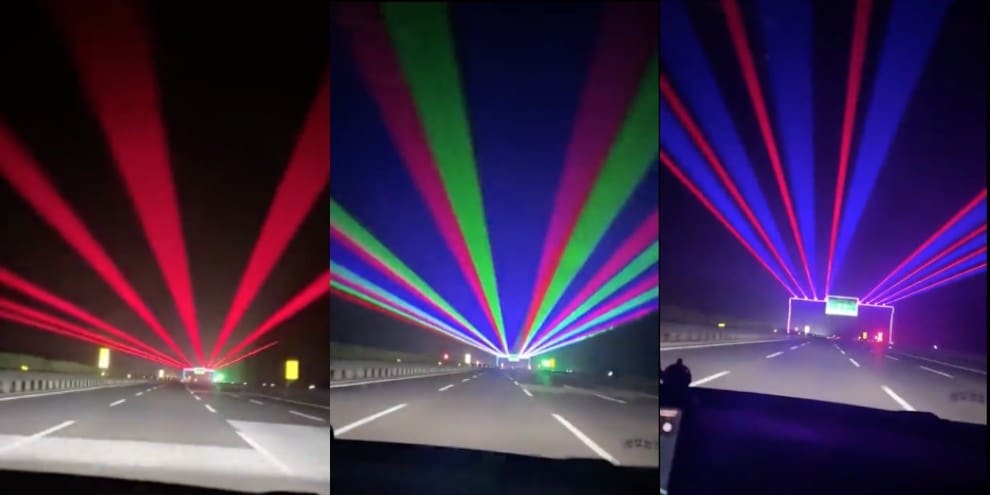 Luci psichedeliche in autostrada: il trucco per non far dormire gli automobilisti
