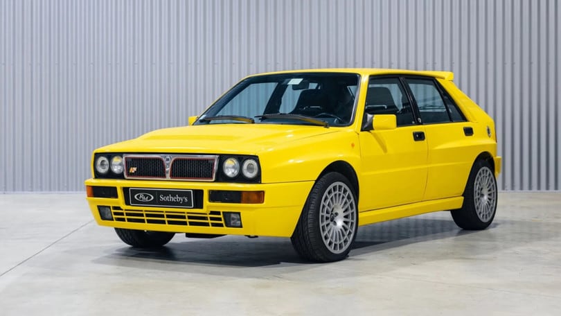 Lancia, all'asta una rara Delta Integrale in Giallo Ginestra