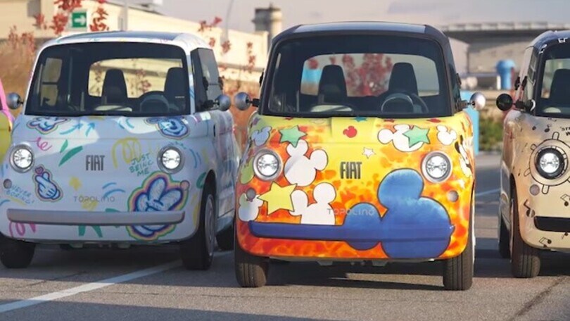 Fiat Topolino si accende con la magia Disney