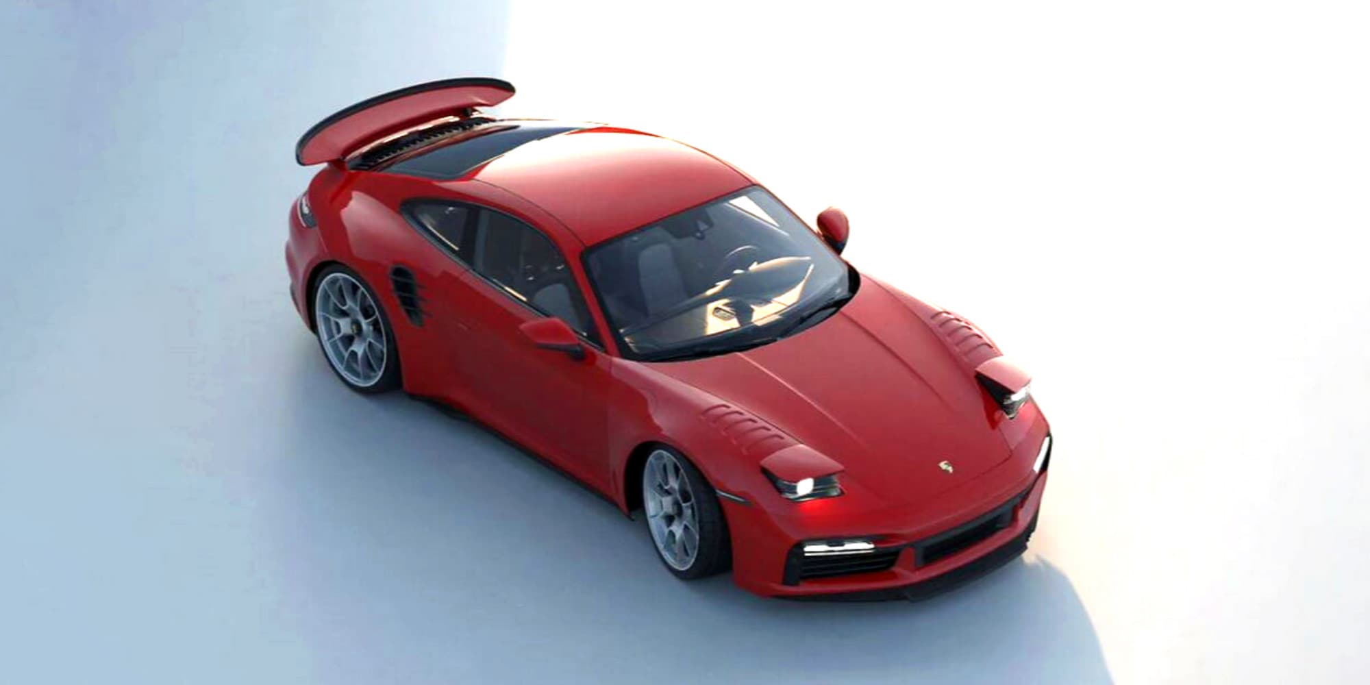 La Porsche 992 Turbo "Slant Nose" è la prima con i fari pop-up