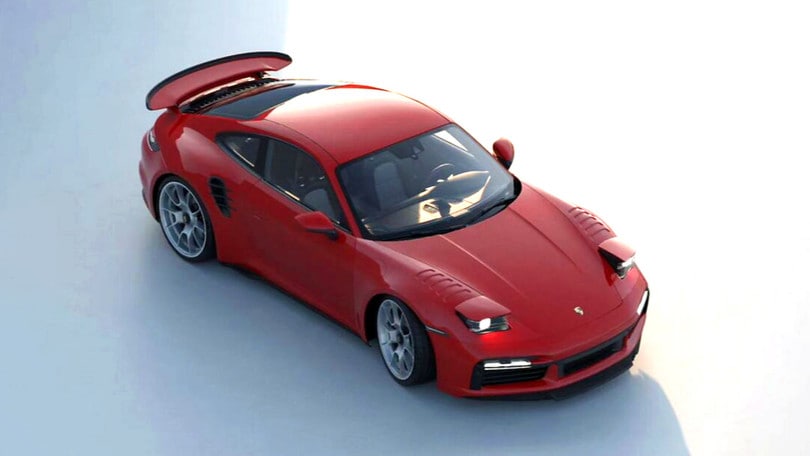 La Porsche 992 Turbo "Slant Nose" è la prima con i fari pop-up