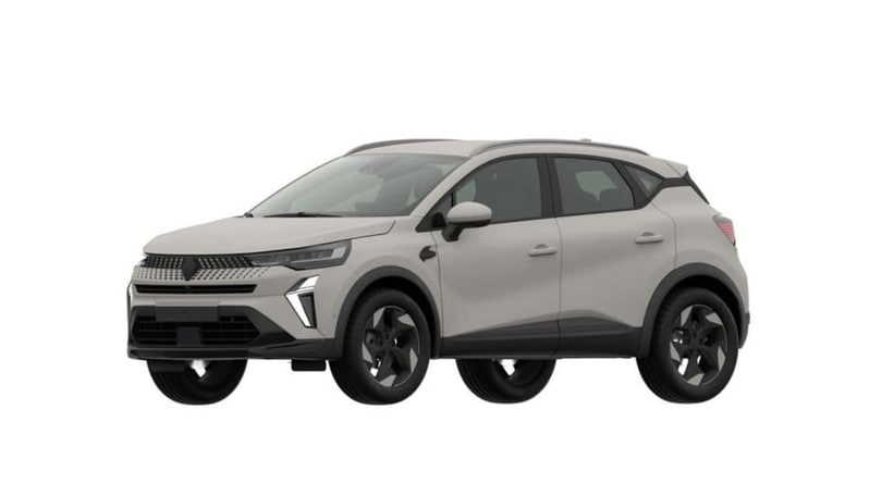 Renault Captur 2024, immagini sfuggite dall'ufficio brevetti