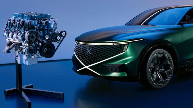 NAMX Huv: V8 a idrogeno, no fuell cell e design Pininfarina