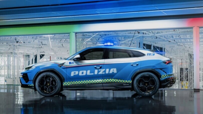 Arriva la Lamborghini Urus Performante nella flotta della Polizia di Stato