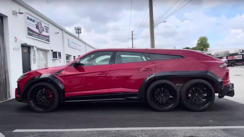 Lamborghini Urus, l'esperimento a sei ruote motrici