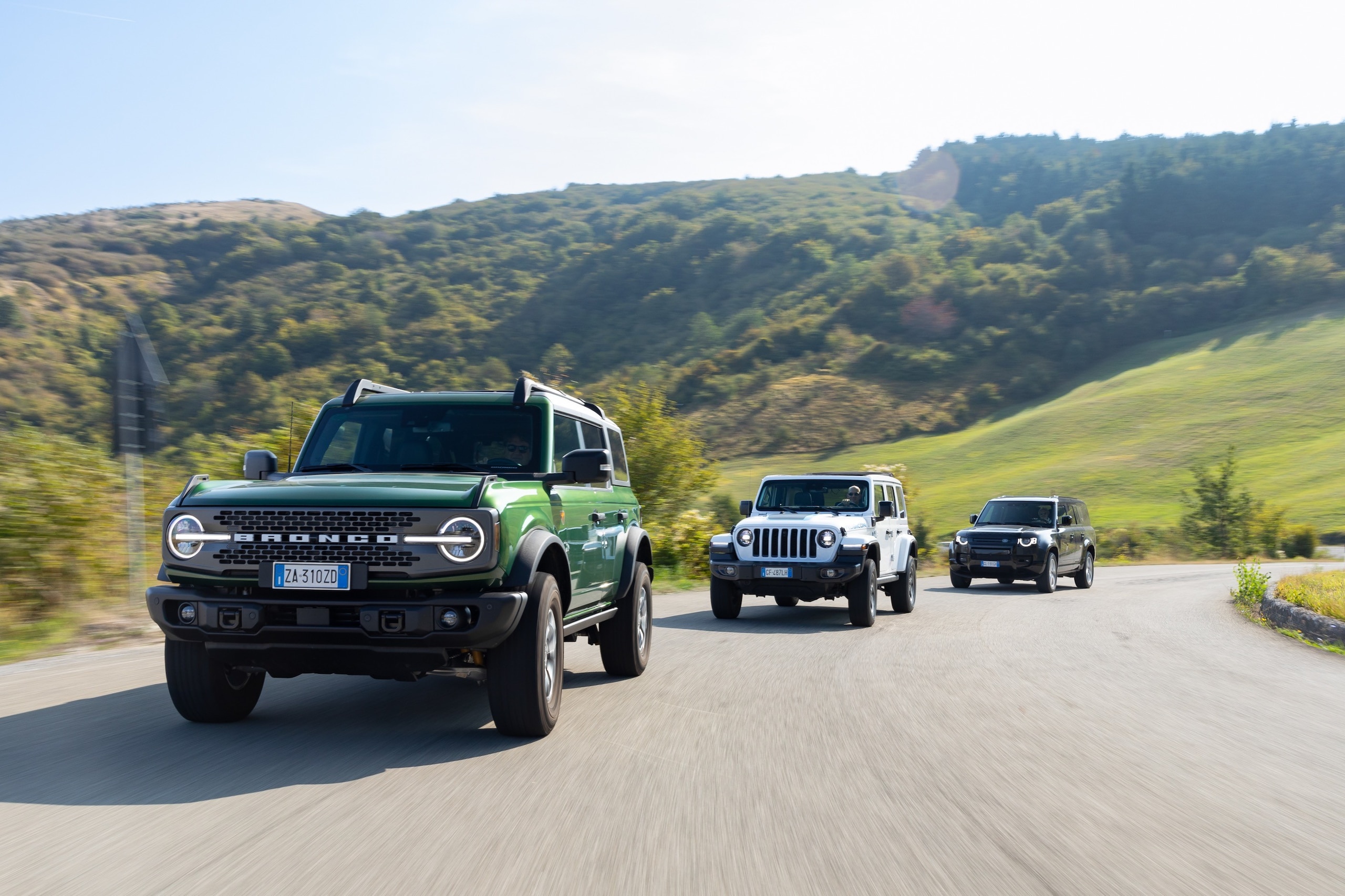 Confronto: Ford Bronco Vs Defender Vs Jeep Wrangler