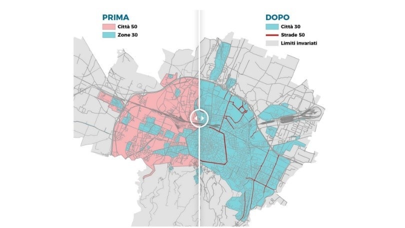 Bologna Città 30, dal 16 gennaio scatta il nuovo limite di velocità