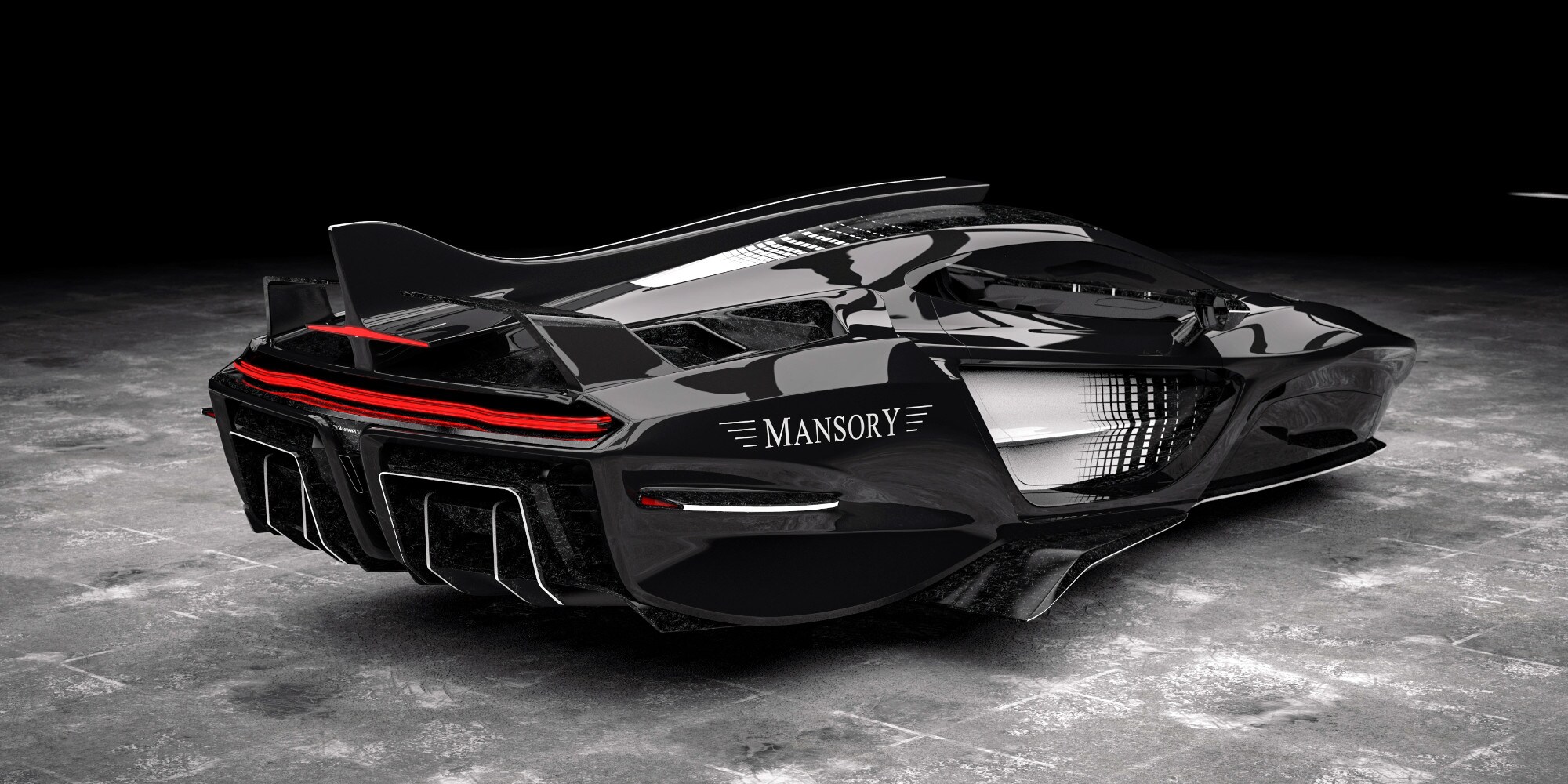 Mansory presenta l'auto volante: sembra un'astronave