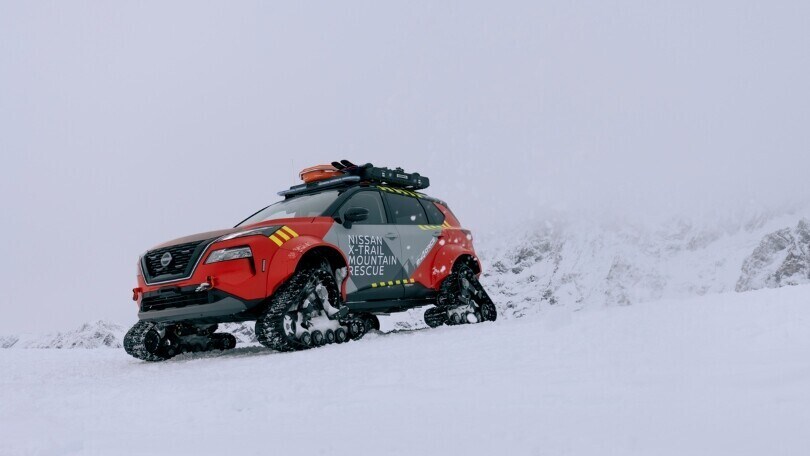 Nissan X-Trail Mountain Rescue, la cingolata