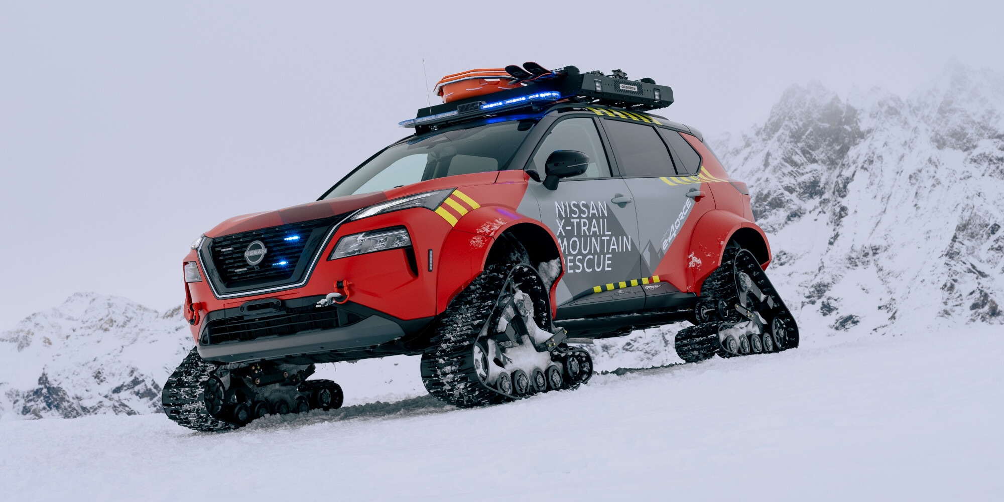 Nissan X-Trail Mountain Rescue: la nuova frontiera del soccorso alpino