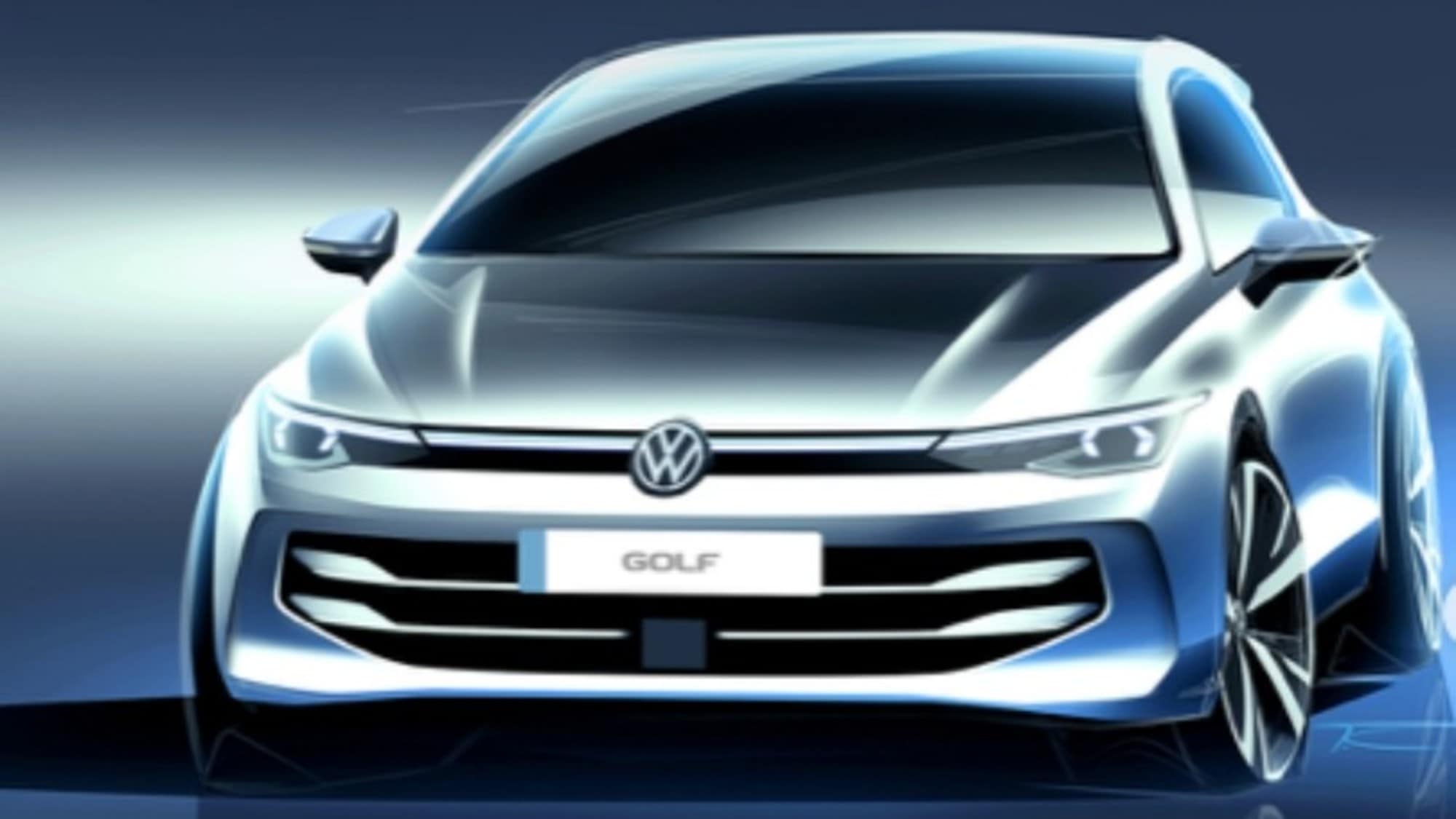 Volkswagen Golf Restyling: ecco i primi bozzetti ufficiali