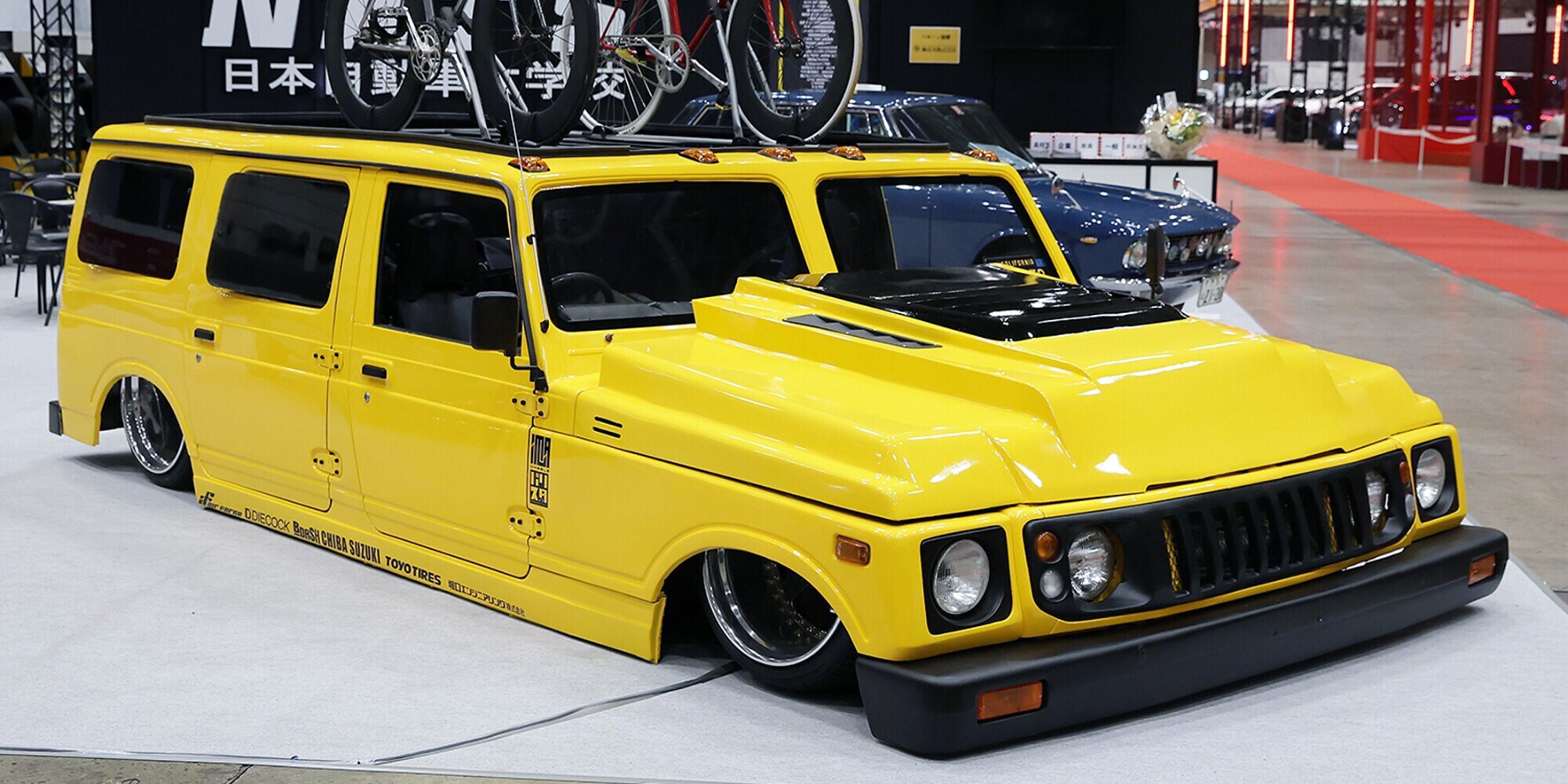 Hummer H1 (super)ribassato ottenuto fondendo due Suzuki Jimny