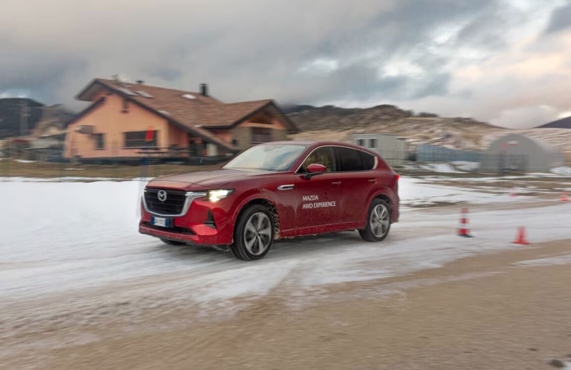 Mazda AWD Experience, trazione integrale alla prova sul ghiaccio