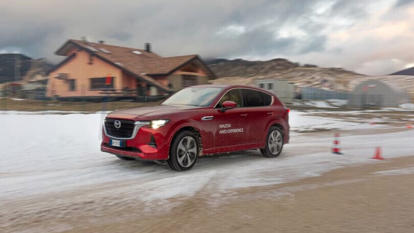 Mazda AWD Experience, trazione integrale alla prova sul ghiaccio