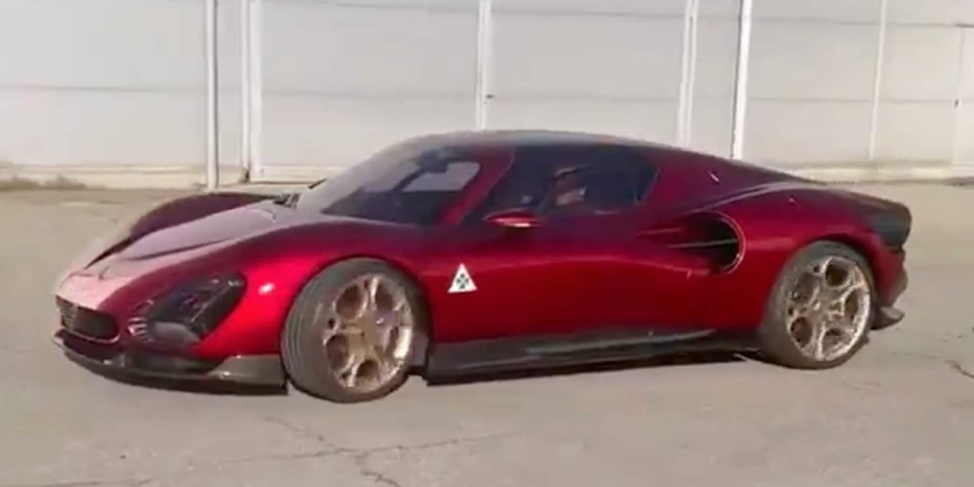 Alfa Romeo 33 Stradale, il primo video live è di Imparato