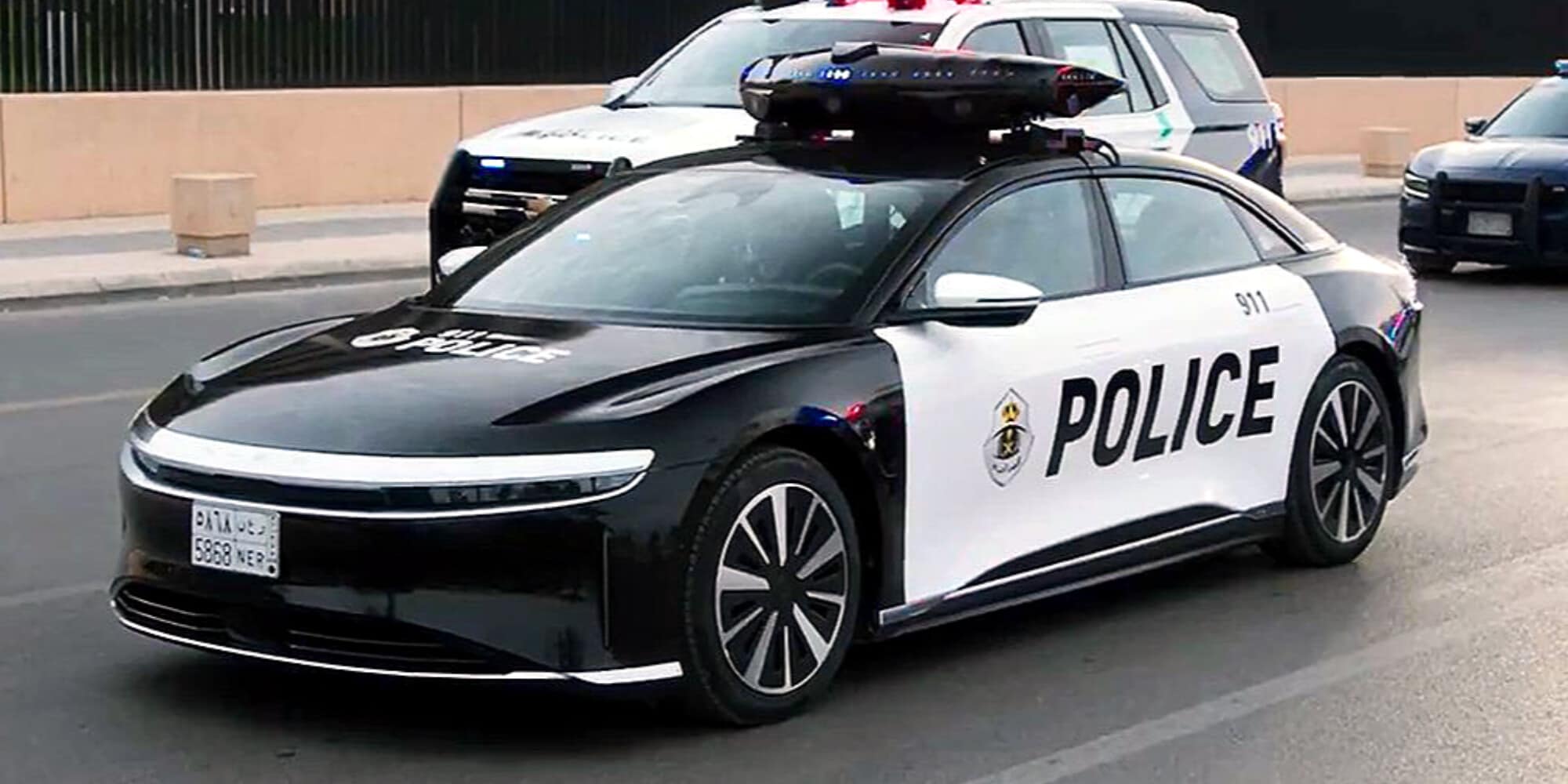 Arrivano 100mila Lucid Air per la polizia araba
