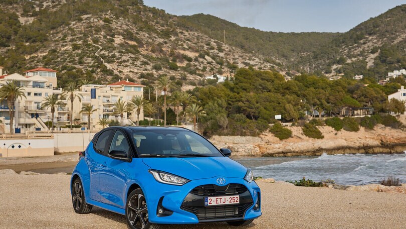 Toyota Yaris 2024, il primo test