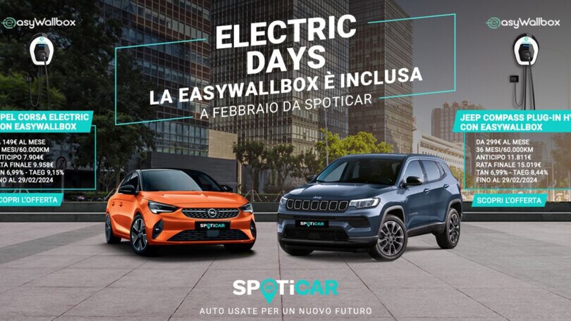 Stellantis e l’usato a basse emissioni con Spoticar Electric Days