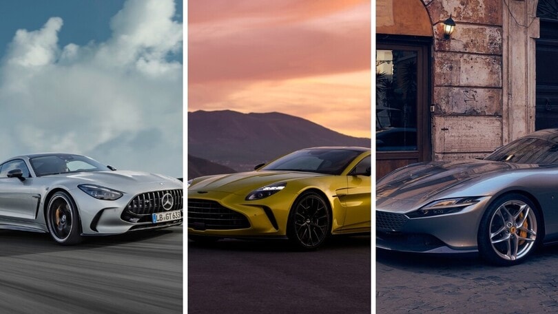 Aston Martin Vantage, numeri a confronto con Ferrari Roma e Mercedes-AMG GT